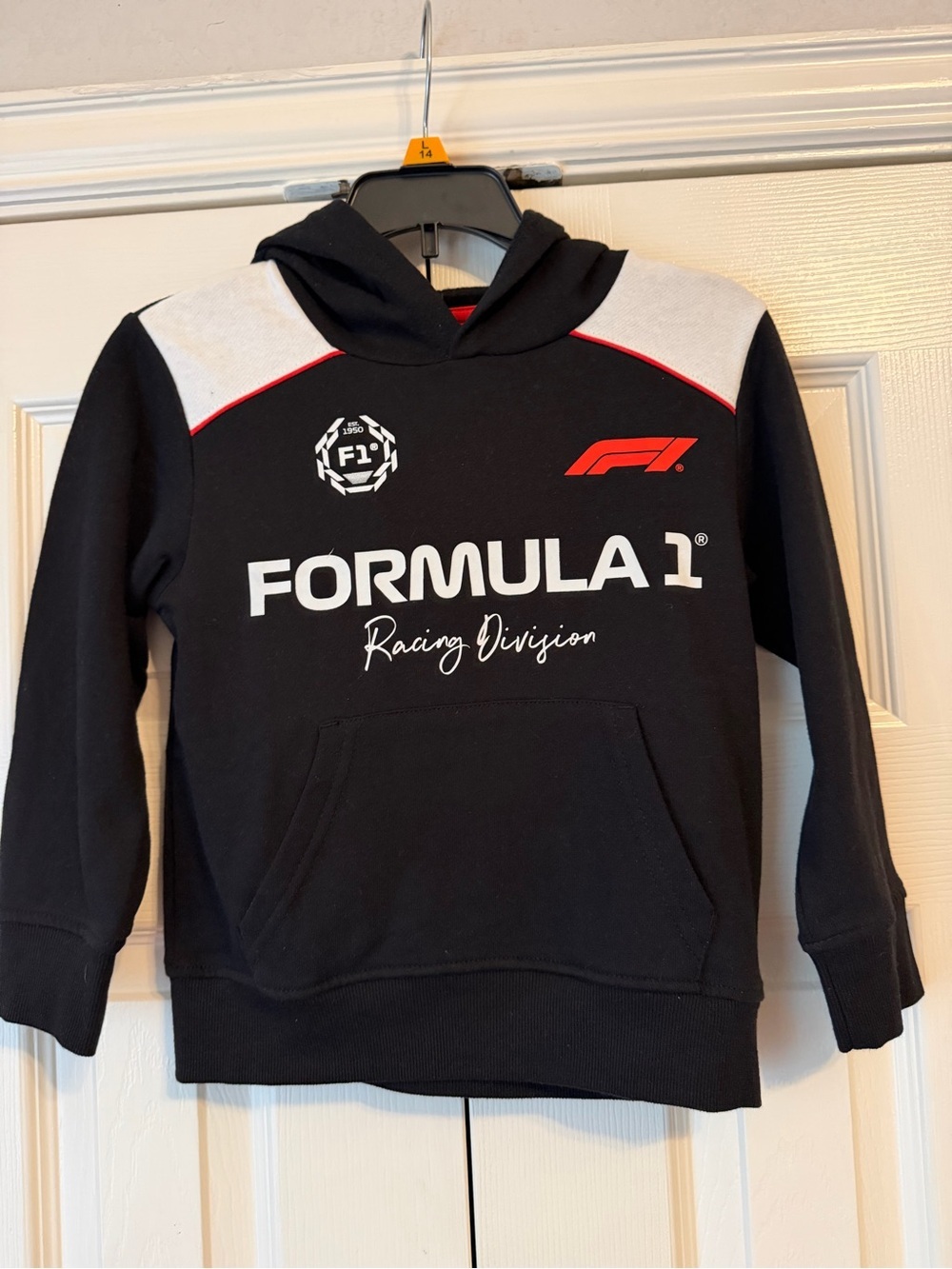 Formula 1 Kids Black Racing Hoodie- MIAMI detail on back